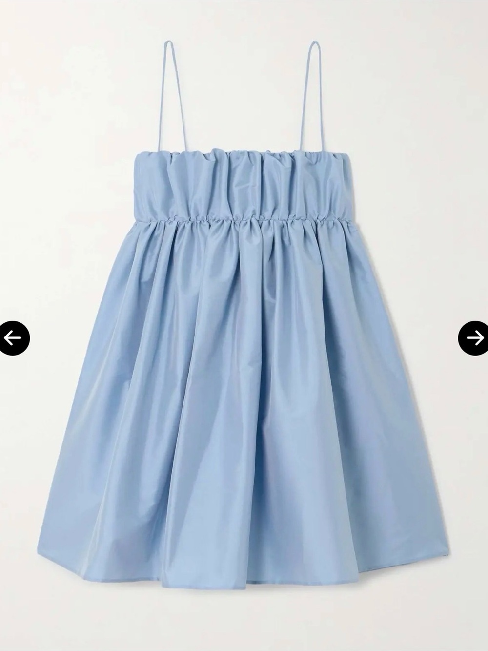 Bernadette Birgit Taffeta Mini Dress Blue IT 42